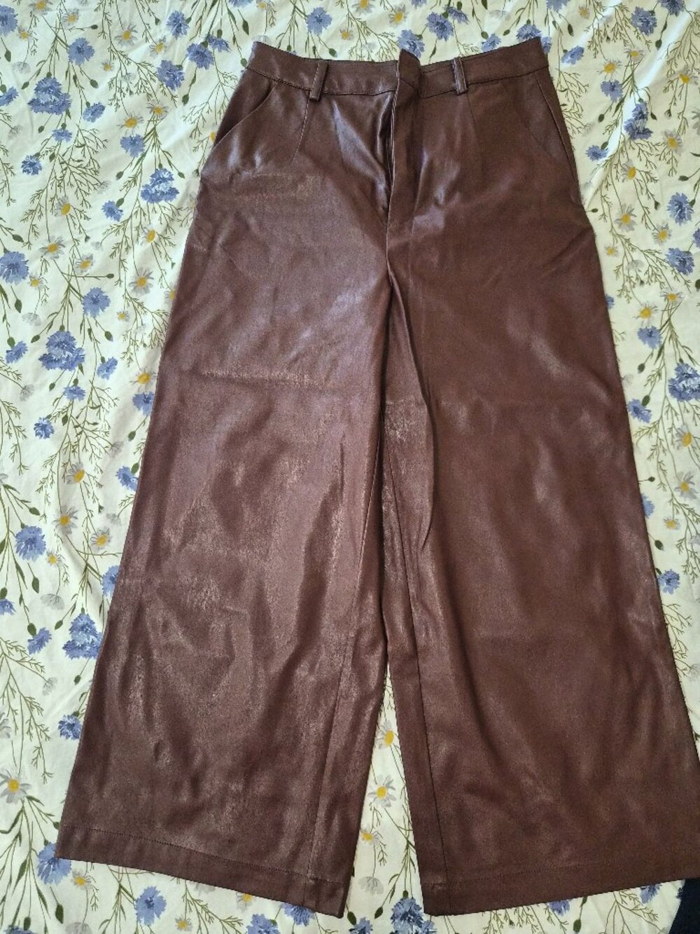 Faux/vegan leather pants